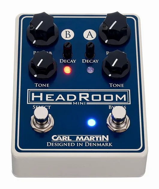 Carl Martin HeadRoom Mini, led e interruttore a pedale