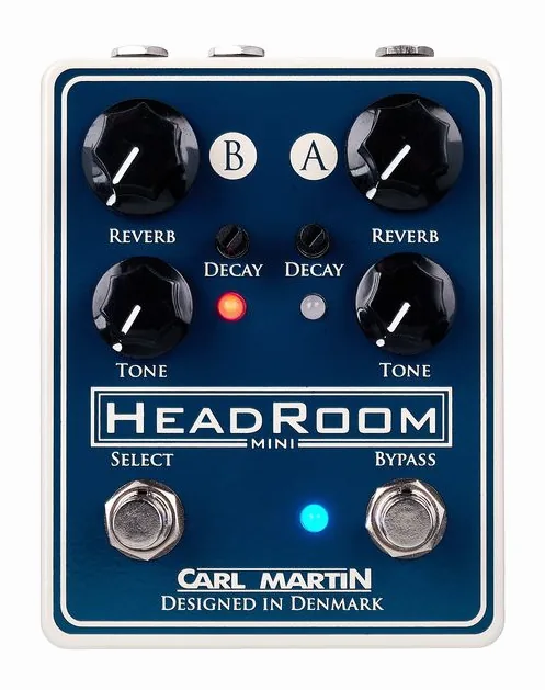 Carl Martin HeadRoom Mini, manopole viste dall'alto