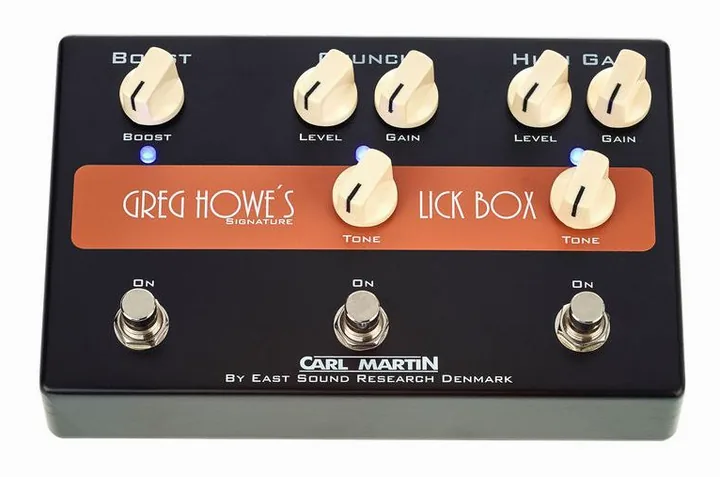 Carl Martin Lick Box Signature Greg Howe, connettori sul retro dell'unita