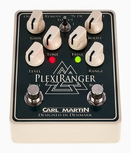 Carl Martin Plexi Ranger, manopole viste dall'alto