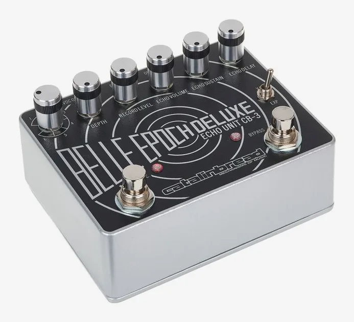 Catalinbread Belle Epoch Deluxe BOS, manopole viste dall'alto
