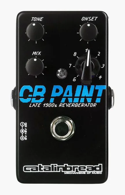 Catalinbread CB Paint Reverb, connettori sul retro dell'unita
