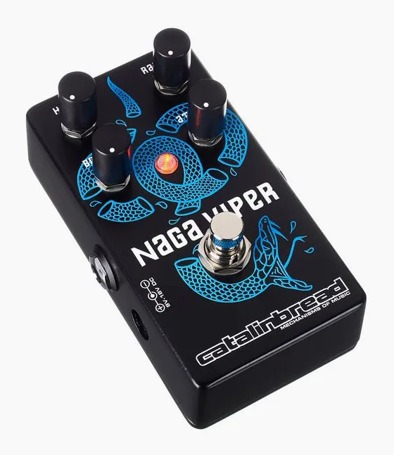 Catalinbread Naga Viper Treble Booster MKII, grafica del pannello superiore