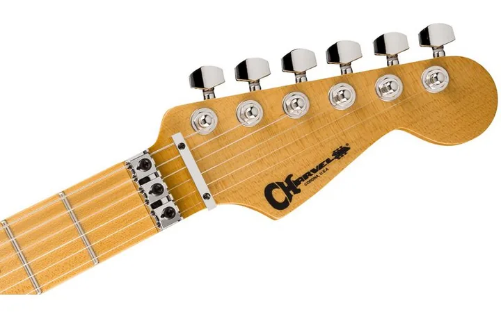 Charvel Am NC SD1 HH FR REBL, profilo laterale del corpo