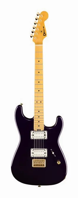 Charvel Am NC SD1 HH HT VMN in primo piano frontale