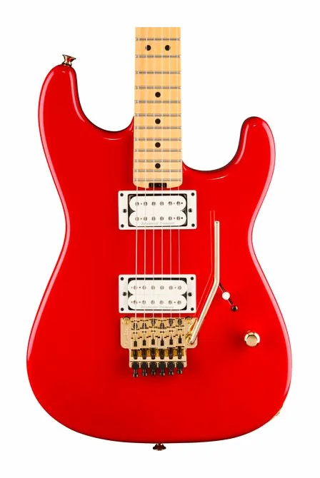 Charvel Am NC SD1 HH FR RRD, capotasto e prime posizioni della tastiera