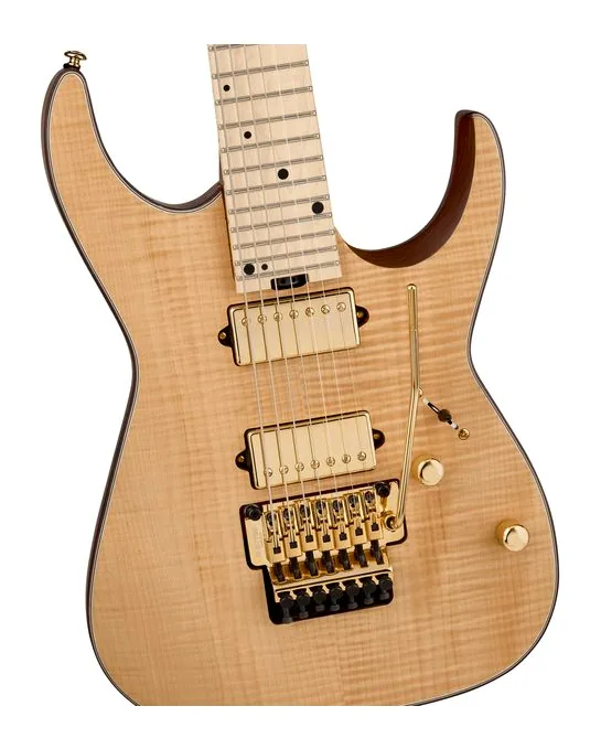 Charvel Angel Vivaldi PM DK24 GT7 Nat, paletta con meccaniche e logo
