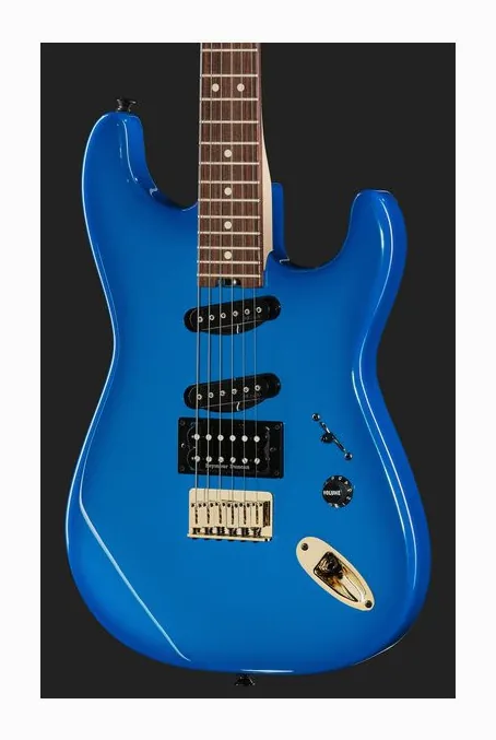 Charvel Jake E Lee PM SD1 HSS BLB, capotasto e prime posizioni della tastiera