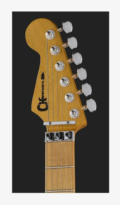 Charvel LTD SC 1 Henrik Danhage Relic, pickup e manopole dei controlli