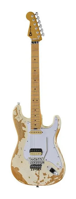 Charvel LTD SC 1 Henrik Danhage Relic in primo piano frontale