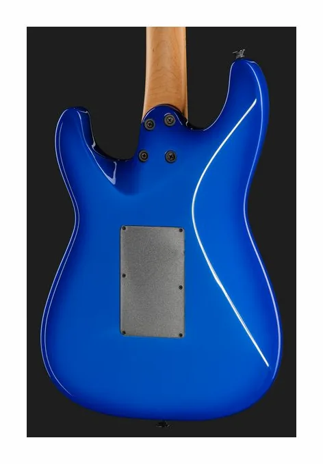 Charvel PM PLUS SRS SC1 HH FR CM BB, curve del body viste dall'alto