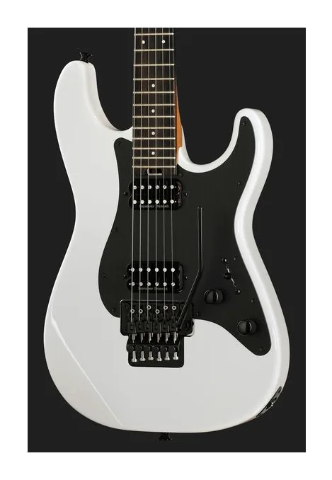 Charvel PM PLUS SRS SC1 HH FR EB SW, corpo e verniciatura in primo piano