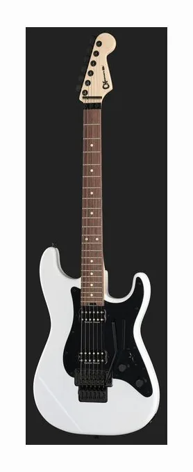 Charvel PM SC1 SRS HH FR RW SWhite, manico e tastiera visti di lato