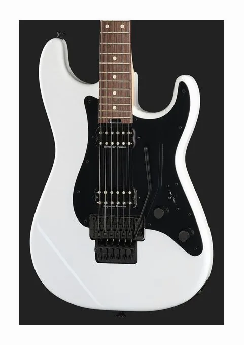 Charvel PM SC1 SRS HH FR RW SWhite, vista posteriore del corpo
