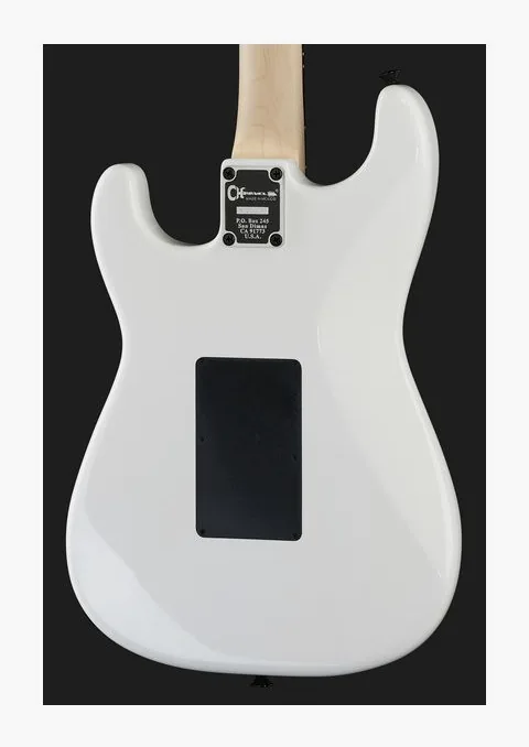 Charvel PM SC1 SRS HH FR RW SWhite, paletta con meccaniche e logo