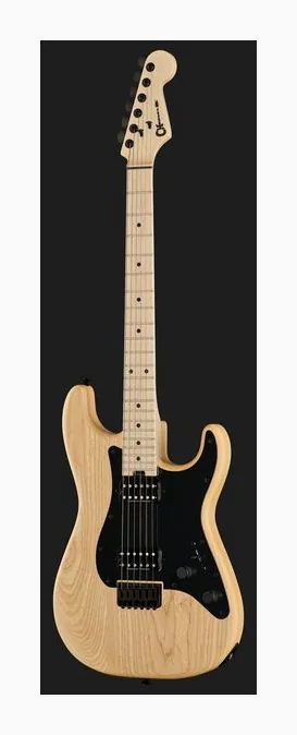 Charvel PM SC1 SRS HH HT Mpl NatAsh, corpo e verniciatura in primo piano