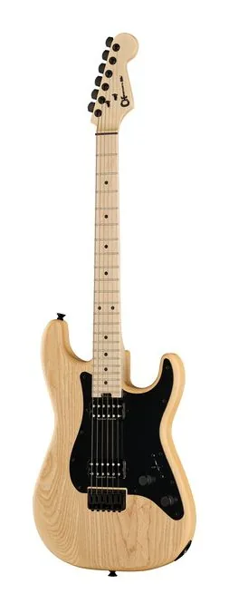 Charvel PM SC1 SRS HH HT Mpl NatAsh fotografato frontalmente