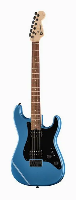 Charvel PM SC1 SRS HH HT RW- PelhBlue in primo piano frontale