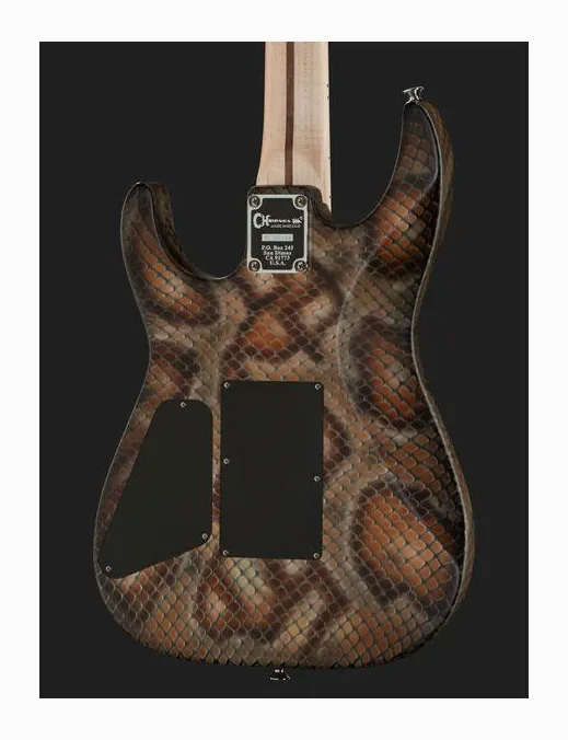 Charvel Pro Mod DK WDM Snake, curve del body viste dall'alto