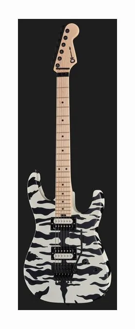 Charvel Pro Mod DK22 Satchel WB, curve del body viste dall'alto