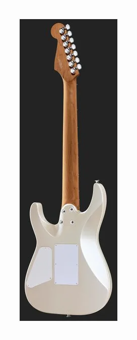 Charvel Pro Mod Plus DK24-7 CLSTL SLK, paletta con meccaniche e logo