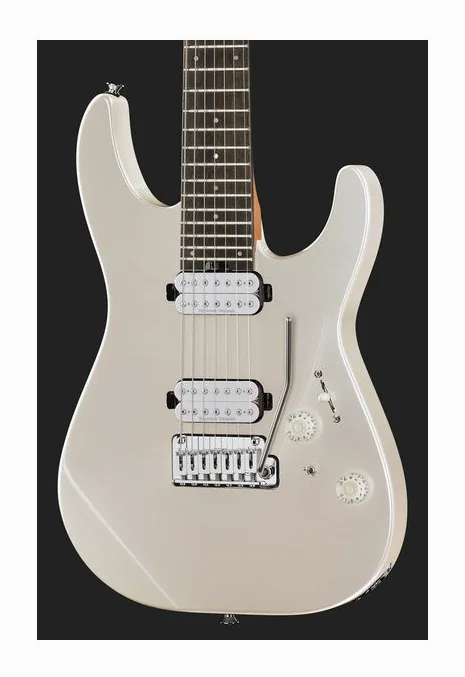 Charvel Pro Mod Plus DK24-7 CLSTL SLK, curve del body viste dall'alto