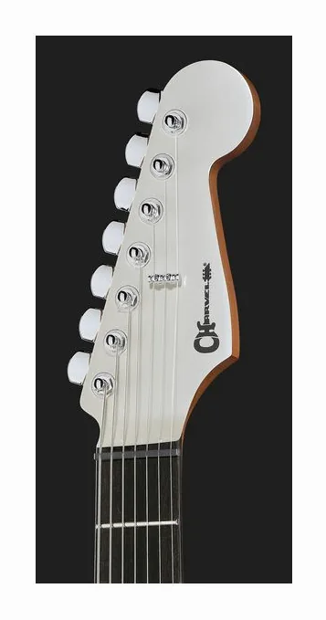 Charvel Pro Mod Plus DK24-7 CLSTL SLK, pickup e manopole dei controlli