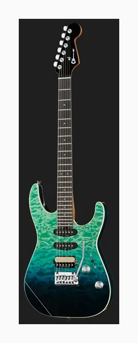 Charvel Pro Mod Plus DK24 HSS BLCU, ponte e meccaniche di intonazione