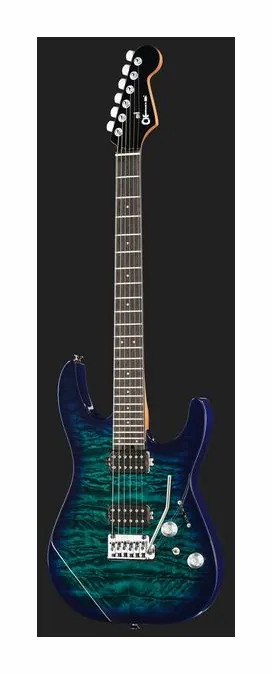 Charvel Pro Mod Plus DK24 CHLRN BRST, selettore pickup e jack di uscita