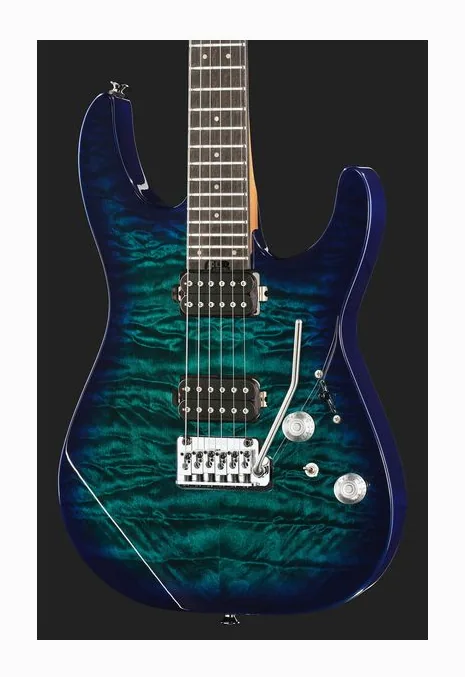 Charvel Pro Mod Plus DK24 CHLRN BRST, curve del body viste dall'alto