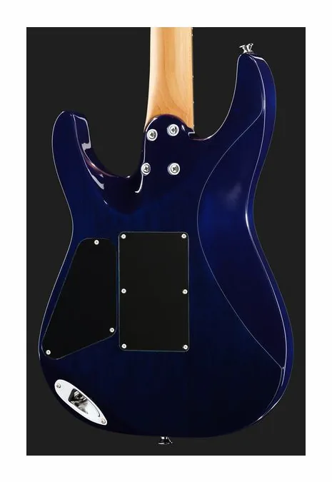 Charvel Pro Mod Plus DK24 CHLRN BRST, curve del body viste dall'alto