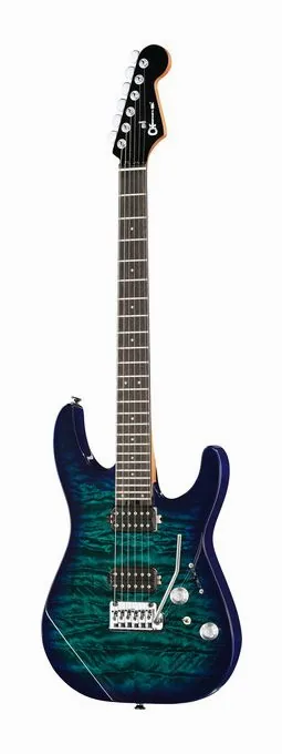 Charvel Pro Mod Plus DK24 CHLRN BRST fotografato frontalmente
