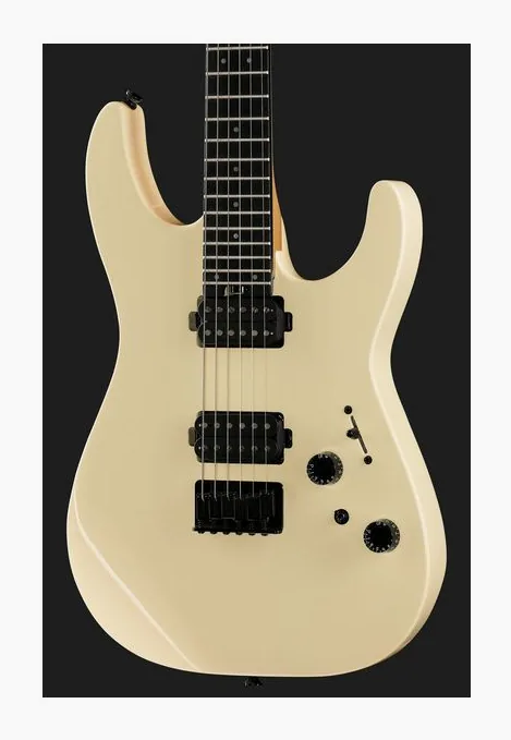 Charvel Pro-Mod Plus DK24 HH HT CWH, paletta con meccaniche e logo