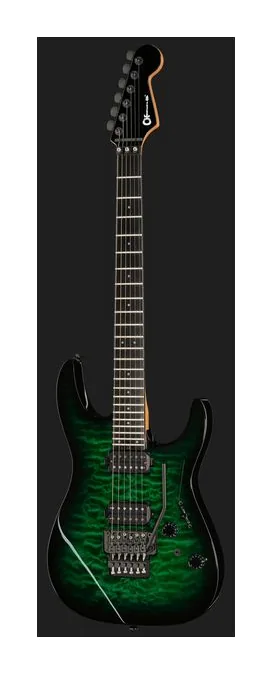 Charvel Pro-Mod Plus DK24 HH FR QM CEM, selettore pickup e jack di uscita