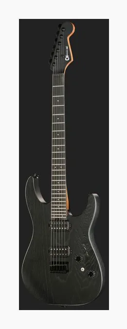 Charvel Pro-Mod Plus DK24 HH HT BKA, capotasto e prime posizioni della tastiera