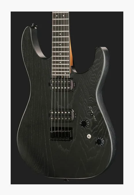 Charvel Pro-Mod Plus DK24 HH HT BKA, curve del body viste dall'alto