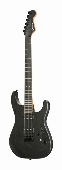 Charvel Pro-Mod Plus DK24 HH HT BKA fotografato frontalmente