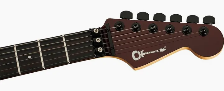 Charvel Pro-Mod Plus DK24 HH FR CRE, capotasto e prime posizioni della tastiera