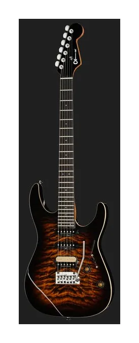 Charvel Pro-Mod Plus DK24 HSS QM ATE, profilo laterale del corpo