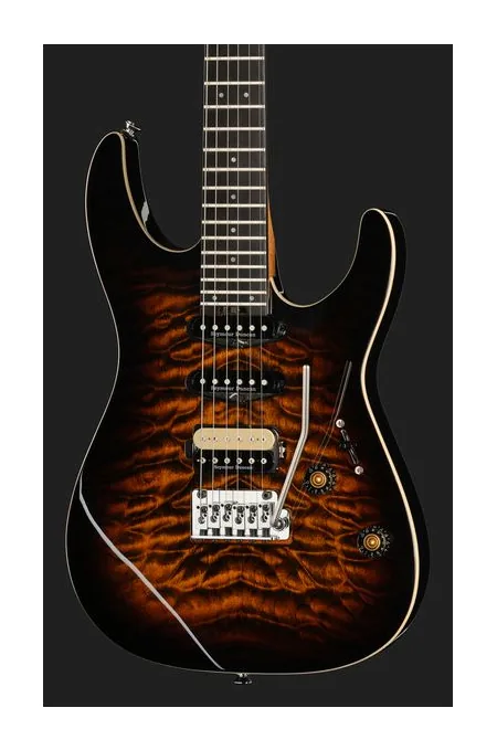Charvel Pro-Mod Plus DK24 HSS QM ATE, ponte e meccaniche di intonazione