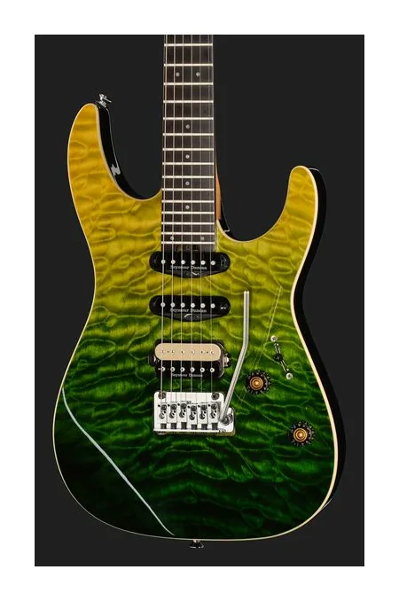 Charvel Pro-Mod Plus DK24 HSS QM ZF, vista posteriore del corpo