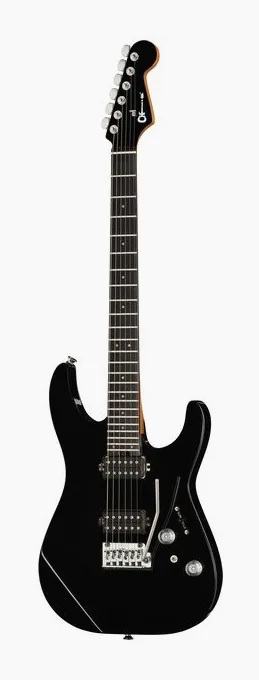 Charvel Pro Mod Plus DK24 RVEN BLK fotografato frontalmente