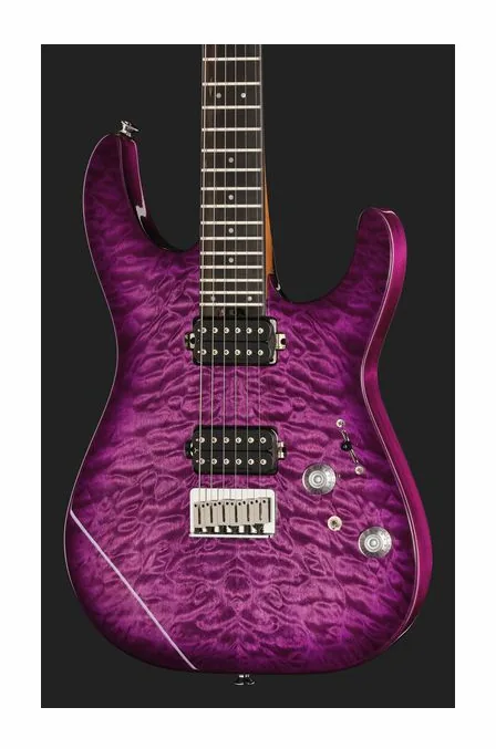 Charvel Pro Mod Plus DK24 VRAD, pickup e manopole dei controlli
