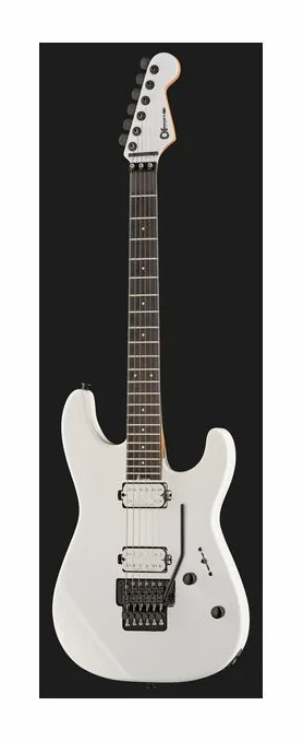 Charvel Pro-Mod Plus SanDimas FR EB SW, paletta con meccaniche e logo