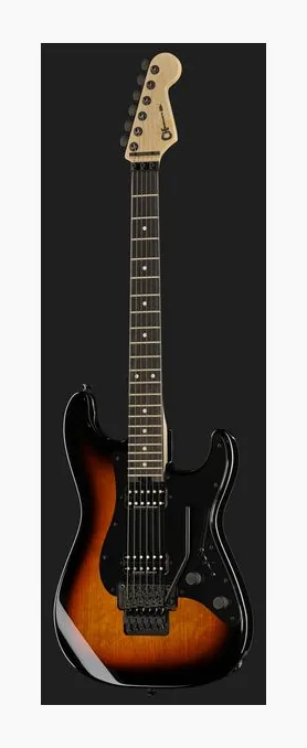 Charvel Pro-Mod So-Cal HH FR 3TSB, capotasto e prime posizioni della tastiera