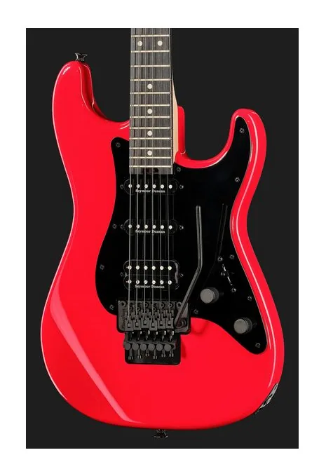 Charvel Pro-Mod So-Cal HSS FR FRD, capotasto e prime posizioni della tastiera