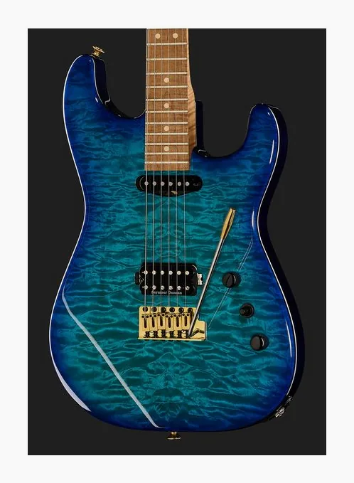 Charvel Special Edition San Dimas CB, manico e tastiera visti di lato