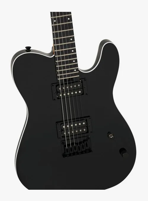 Charvel Standard SD2 HH HT GBLK, paletta con meccaniche e logo