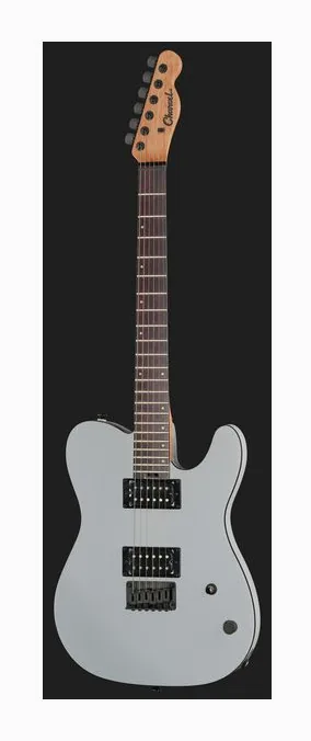 Charvel Standard SD2 HH HT SGRAY, curve del body viste dall'alto