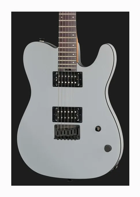 Charvel Standard SD2 HH HT SGRAY, paletta con meccaniche e logo